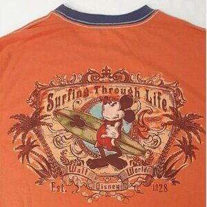 Disney Parks Mickey Mouse 'Surfing Through Life' Vintage (Mens XXL)